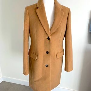 Like new- Jcrew wool topcoat.
